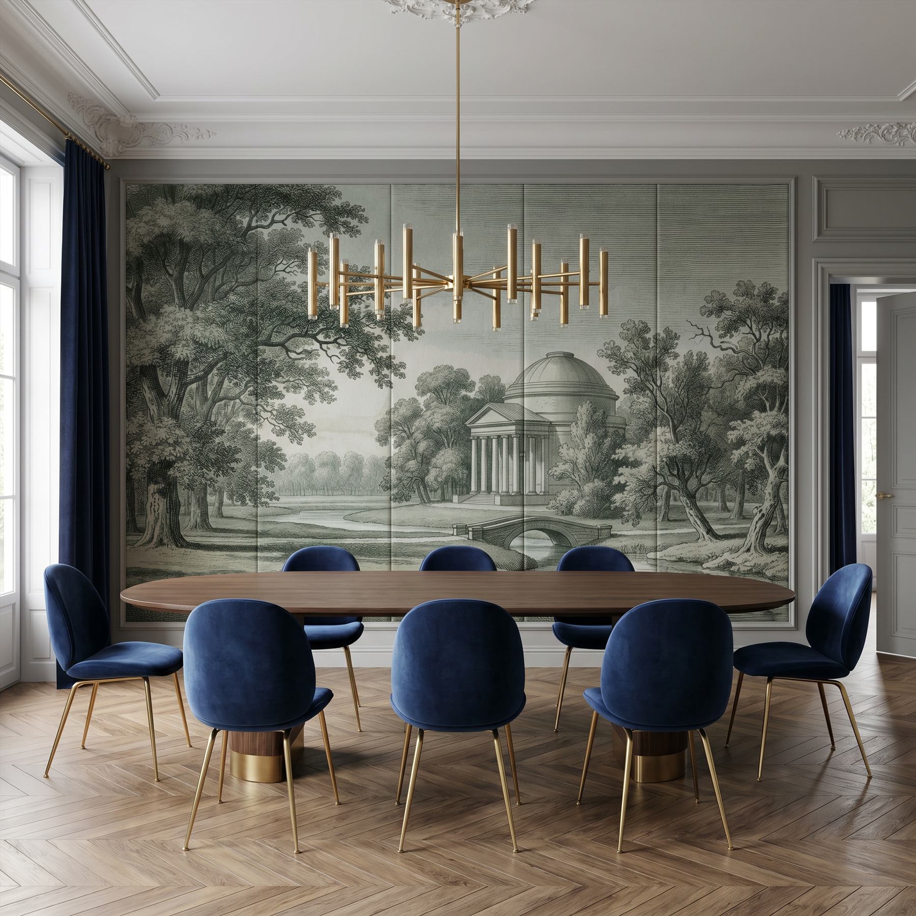Classical-Engraving-Domed-Pavilion-02-Elegant-Dining-Room